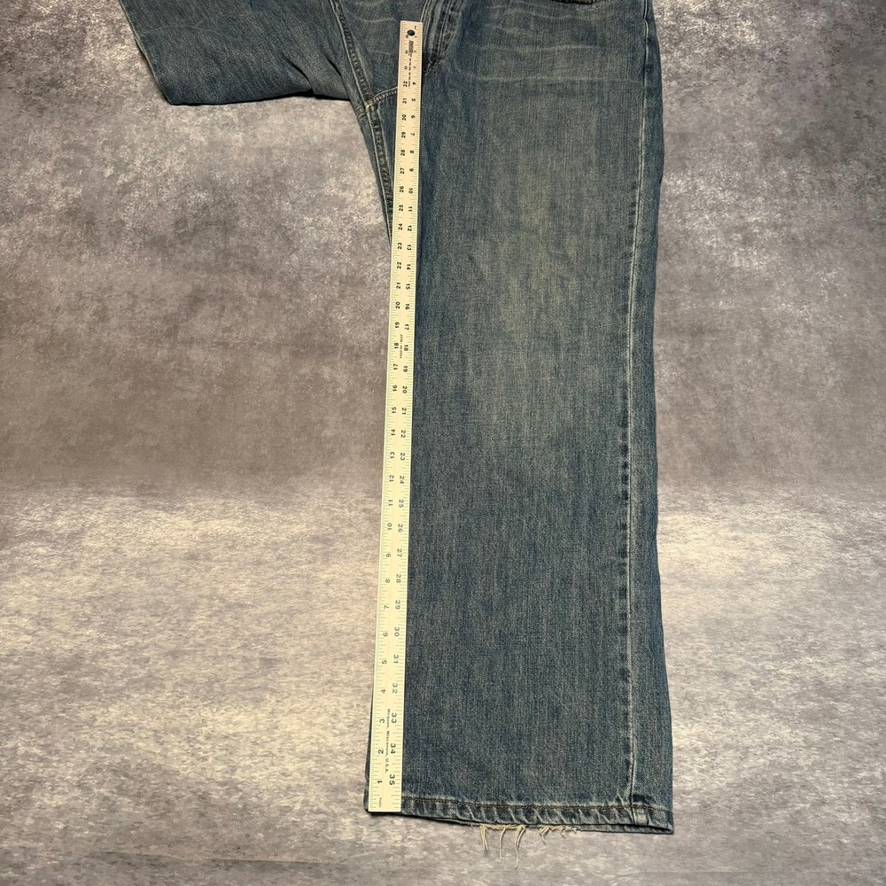 Y2K Urban Pipeline Mens Blue Relaxed Fit Straight Leg Jeans 38x30 Baggy Skater - Picture 5 of 7